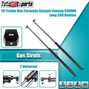 2x 830MM 500N Gas Struts for Caravans Camper Trailers Canopy Toolboxes Cabinets