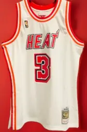 BNWT! NBA Miami HEAT 07/08 #3 Dwayne WADE Size L (44) SALE Up to 30%OFF(RRP$190)