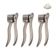 New Stainless Steel Cloves Ginger Garlic Press Mince Crusher Squeezer Chopper^JL