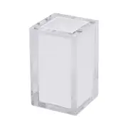 Tizo Lucite Toothbrush Cup, White