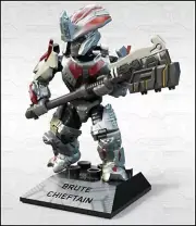 HALO INFINITE MEGA CONSTRUX BLOKS GRAY RED BRUTE CHIEFTAIN MINI FIGURE GVP40