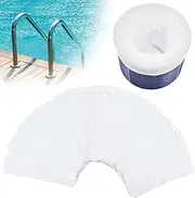 chicarry 100 Pack Pool Skimmer Socks, Reusable Pool Socks for Skimmer Basket, Skimmer Socks for Above Ground & Inground Pool (100 Pack)