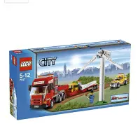 在飛比找Yahoo!奇摩拍賣優惠-全新絕版 樂高 LEGO 7747 紅色拖車及風力發電機