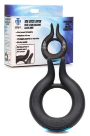 Trinity 4 Men 10X Cock Viper 3.7" Dual Stim Silicone Cock Ring