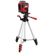 Self-Leveling 360 Degree Red Cross Line Laser Level Tri Pod Included