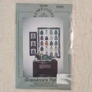 "Grandma's Pantry" Patchwork Quilt Pattern Medium 28x39" by Fabric Expressions