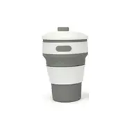 350ml Folding Coffee Cup Folding Cup Creative Water Cup Telescopic Cup Environmental Protection Cup-Grey
