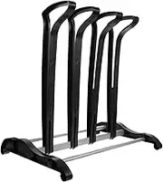 Alipis 2 Pair Boot Storage Stand Multi Function Standing Boot Rack for Entryway Thickened Material Non Slip Design Space Saving Organizer