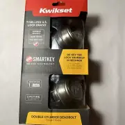 Kwikset 985 Double Cylinder Deadbolt Door Lock SmartKey Satin Nickel 99850-058