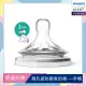 【PHILIPS AVENT】親乳感防脹氣奶嘴雙入裝 可調速 3M+一字孔(SCF655/23)