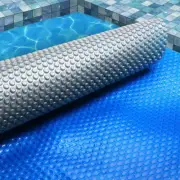 11M 500 Micron Solar Pool Cover Outdoor LDPE Thick Bubble Heating Blanket Blue