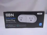 HBN WiFi Dual Outlet Smart Plug w/ Individual Control,Alexa & Google Assistant-2