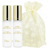 在飛比找Yahoo奇摩購物中心優惠-Dior 迪奧 精萃再生花蜜玫瑰凝露(10ml)*2旅行袋組