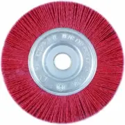 6" NYLON WHEEL BRUSH 7 PCS MEDIUM GRIT BENCH GRINDER 1/2 ARBOR