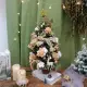 【KIRA與花花藝】PE法式質感聖誕樹/大-奶茶灰/桌上聖誕樹(永生花裝飾/聖誕禮物/聖誕節/交換禮物/聖誕樹)
