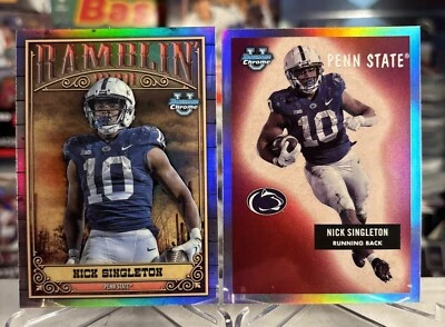 2023 Bowman University Nick Singleton Ramblin Refractor 1955 RC LOT (2) ⭐️ MINT