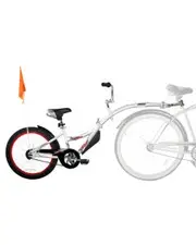 Weeride Co Pilot Tag Along Silver Trailer