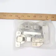 Touch Cabinet Hinges Full Overlay Soft Push to Open Cabinet Hardware Chrome