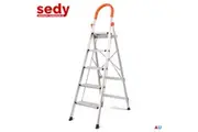 5 Step Ladder Folding Aluminium Portable Multi Purpose Household Tool Non Slip