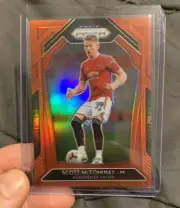 2020-21 Panini Prizm SCOTT McTOMINAY RED Prizm Manchester United SP 012/149