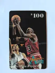 Scottie Pippen $100 Phone Cards #/250