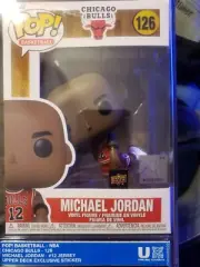 Michael Jordan FUNKO #126 POP UPPER DECK UNCIRCULATED #12 NEW *flawed