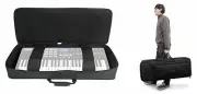 Rockville BEST BAG 49 Padded Rigid Durable Keyboard Gig Bag Case for Akai MPK49