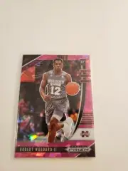 Robert Woodard II 2020 Prizm Draft Picks Pink Cracked Ice RC Rookie Card #23