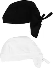 [HORIALENCE] Breathable Mesh Turban Long Tail Head Wrap Men's Pirate Hat Helmet Inner Cover Stylish Headscarf for Outdoor Sports