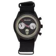 Zadig & Voltaire ZVM108 Black Nylon Strap Watch by Zadig & Voltaire for Unise...