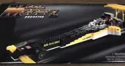 Mega Bloks Mega Modelz Dragster Racing Car 2001- 335 Pieces - 9750 New / Sealed