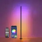 Smart RGB LED Corner Floor Lamp Mood Light App Remote Control Music Sync Timer