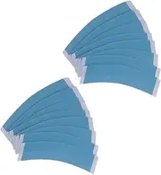 SOESFOUFU Invisible Hair Piece Tape Double Sided Sticky Adhesive for Extensions 36 Sheets Pack Blue Wig Accessory Tape