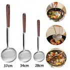 Wood Handle Kitchen Stir Fry Spoon Mushroom Shape Frying Spatula Kitchen Tools