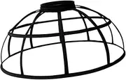 Frediuo Women's Crinoline Underskirt Elastic Waistband Cage Skirt Petticoat for Cosplay Black