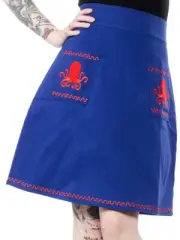 Sourpuss Women's Octopus Suzie Skirt