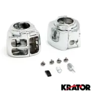 Chrome Housing Harley Switch Cover Sportster Dyna Softail V-Rod XL 1996-2012