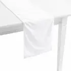 White Velvet Table Runner, Birthday, Home Decor, 1 Piece
