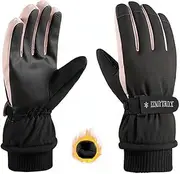 [Ottsas] Ski Gloves for Women Touchscreen and Waterproof Windproof