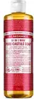 Dr. Bronner's Rose Pure Castile Liquid Soap 473ml - Organic & Natural Cleanser