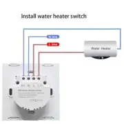 Compatible With Alexa Home Automation WiFi Smart Boiler Switch 40A Water Heater