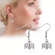 Book Earrings Student Classmates Good Friends Friendship Gifts Graduation