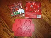 Cute WILTON Gingerbread, Snowflake and Christmas Cookie Cutters Set of 3 NEW