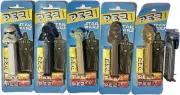 Pez Star Wars Set Of 5 Carded New Never Opened Vintage 1996, With Loose Jango