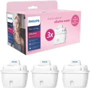 Philips 3 x Micro X-Clean Alkaline Filters 3 Pack Hanging Packaging