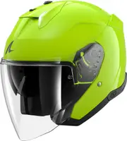 Shark Skwal i3 Jet Blank Jet Helmet, green, Size L for Men