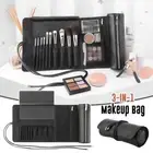 3-IN-1 Makeup Bag Rolling Cosmetic Brushes Protector Beauty Tools Pouch Holder
