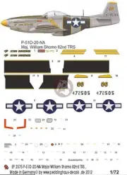 Peddinghaus 1/72 P-51D-20NA Mustang "The Flying Undertaker" William Shomo 2575