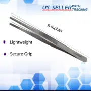 1 Pc Tweezer - Craft Jewelry Beauty Nail Art Hobby Picking Tool Stainless Steel