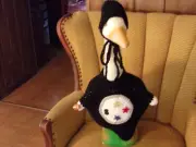 Steelers Football Geese Outfit Crochet Geese Clothes Outdoor Statue Garden